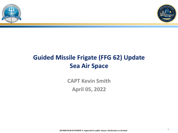 导弹护卫舰 (FFG 62) 更新海空空间